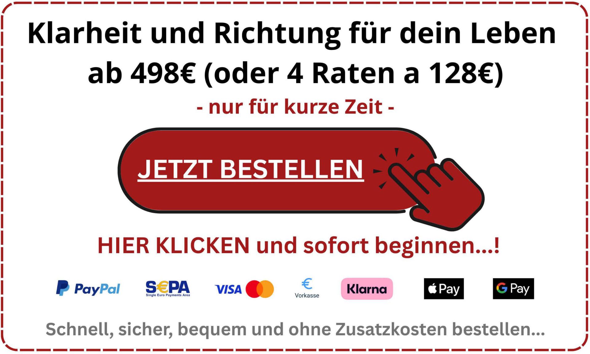 Bestellbutton - Der Weg zum gelungenen Leben - Finde und lebe deine Lebensvision - Phase 3 ab 16.01.2026